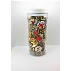 18)  LOT OF 200 LAPEL PINS INCLUDING OLYMPIC