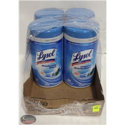 LOT OF 4 - 80 COUNT PACKS OF LYSOL DISINFECTING