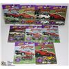 Image 1 : BOX OF 9 JOHNNY LIGHTNING MUSTANG CLASSICS