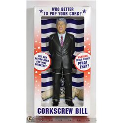 CORKSCREW BILL FIGURE WINE CORKSCREW