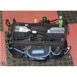 MASTERCRAFT BLACK TOOL BAG W/HANDLE &