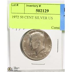 1972 50 CENT SILVER US