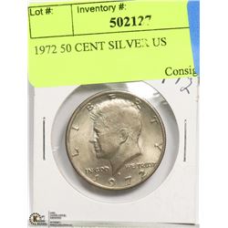 1972 50 CENT SILVER US