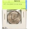 Image 1 : 1971 50 CENT US SILVER