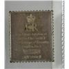 Image 2 : BRITISH .925 SILVER SILVER JUBILEE 4 PENCE STAMP