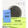 Image 1 : 1859  LARGE CENT