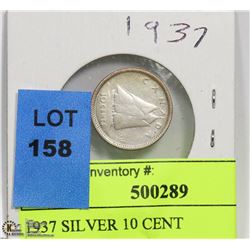 1937 SILVER 10 CENT