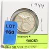 Image 1 : 1944 SILVER 25 CENT