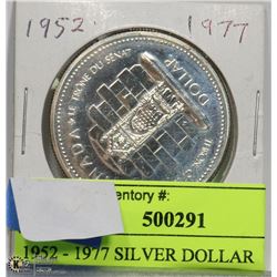 1952 - 1977 SILVER DOLLAR