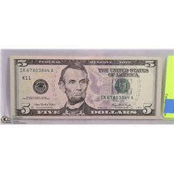 2006 AMERICAN $5 BILL