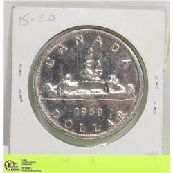1959 CANADIAN SILVER DOLLAR