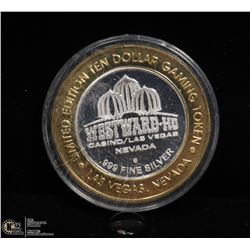 LTD EDITION GAMING TOKEN .999 FINE SILVER,