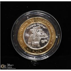 LTD EDITION GAMING TOKEN .999 FINE SILVER,