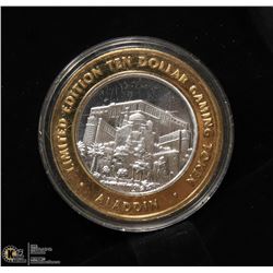 LTD EDITION GAMING TOKEN .999 FINE SILVER,