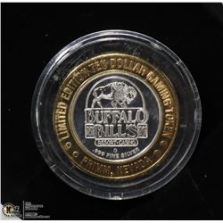 LTD EDITION GAMING TOKEN .999 FINE SILVER, NEW