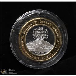 LTD EDITION GAMING TOKEN .999 FINE SILVER,