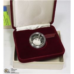 1984 CANADIAN JACQUES CARTIER $1 COIN IN CASE