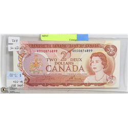 2 DOLLAR BILL 1974 UNCIRCULATED MINT