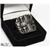 Image 1 : NEW MEN'S CROSS WITH 4 SKULLS RING -