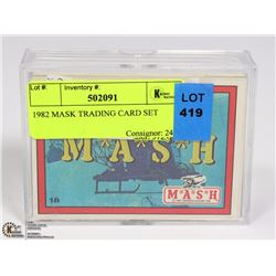 1982 MASK TRADING CARD SET