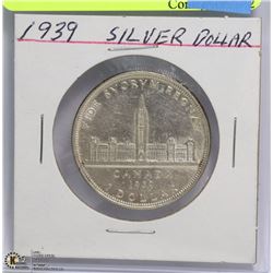 1939 SILVER DOLLAR COIN - COLLECTIBLES