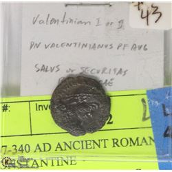 337-340 AD ANCIENT ROMAN CONSTANTINE