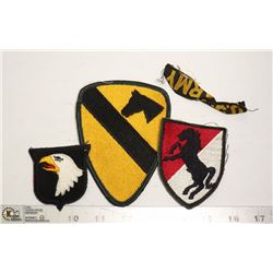 4 USA  ARMY PATCHES VIETNAM ERA