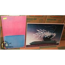 LOT OF 2 RETRO PICTURES