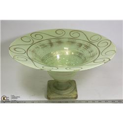 DECORATIVE SHOWHOME CENTER PIECE BOWL, 15" DIAM