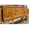 Image 2 : ANTIQUE ENGLISH TUDOR STYLE OAK BUFFET SIDEBOARD,