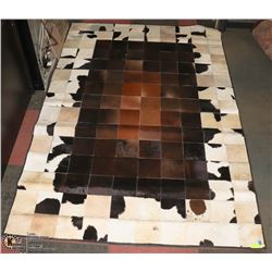 COWHIDE STYLE RUG / WALL ART, 86  X 60 