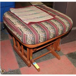 UPHOLSTERED ROCKER OTTOMAN