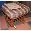 Image 1 : UPHOLSTERED ROCKER OTTOMAN