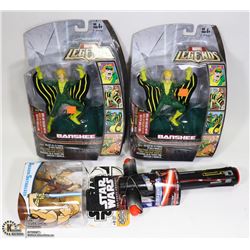 BOX OF MARVEL LEGENDS & STAR WARS FIGURES