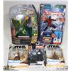 Image 1 : LOT OF 4 ASSORTED STAR WARS & MARVEL ACTION