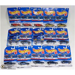 15 ASSORTED HOT WHEELS