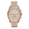 Image 3 : NEW MICHAEL KORS ROSE-GOLD TONE CHRONO MSRP$465