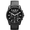 Image 1 : NEW ARMANI EXCHANGE BLACK DIAL TRIPLE CHRONO