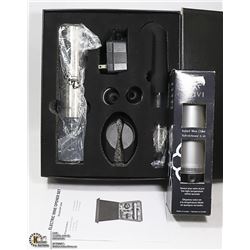 SAVIOR ELECTRIC WINE OPENER SET W/ RAVI WINE