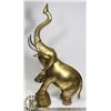 Image 2 : BRASS CIRCUS ELEPHANT 19 TALL X 12 W