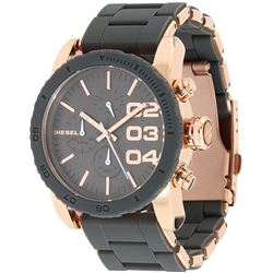 NEW DIESEL TRIPLE CHRONO BLACK DIAL 42MM MSRP $372