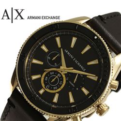 NEW ARMANI EXCHANGE 46MM BLACK DIAL MSRP $311