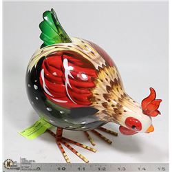 BOUNCING ART GLASS CHICKEN