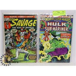 2 EARLY 70'S COLLECTOR COMICS DOC SAVAGE #3,