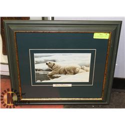 20 X 17 ROBERT BATEMAN "ARCTIC FAMILY POLAR BEARS"