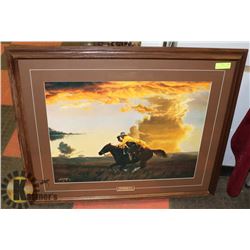 WOOD FRAMED "JUST FOR THE HECK OF IT"