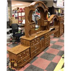 BEDROOM SUITE - INCLUDES 2 DRESSERS, END TABLE