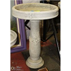 CONCRETE BIRDBATH 16" X 23"