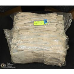 24 PAIRS OF LEATHER / CLOTH GLOVES - SIZE LARGE