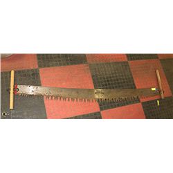 ANTIQUE SIMONDS 2 MAN CROSSCUT SAW